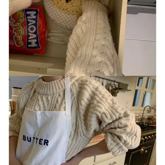 [BUNJANG] ONF ON:Mood Carol Knit Ivory / 온무드 캐롤니트 아이보리