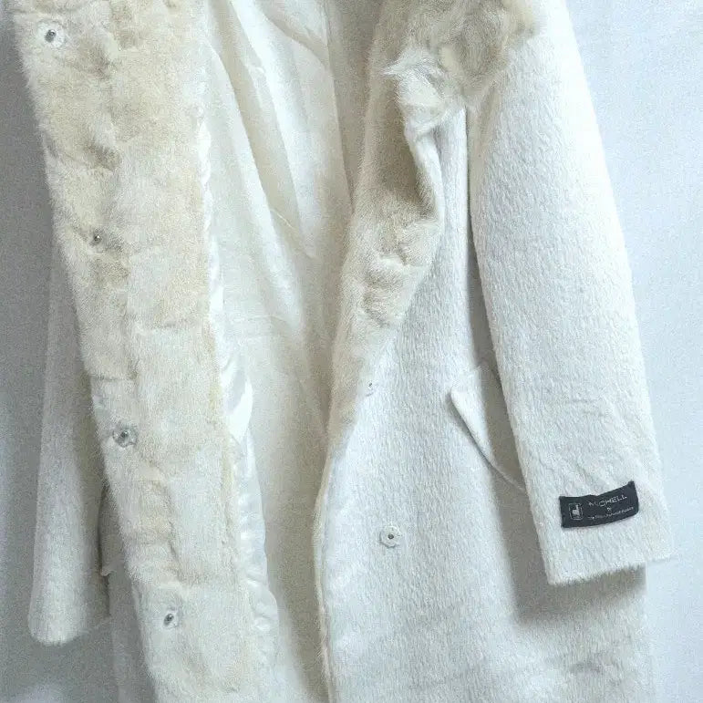 [BUNJANG] JOINUS Ivory Mink Coat / JOINUS 아이보리 천연밍크 코트