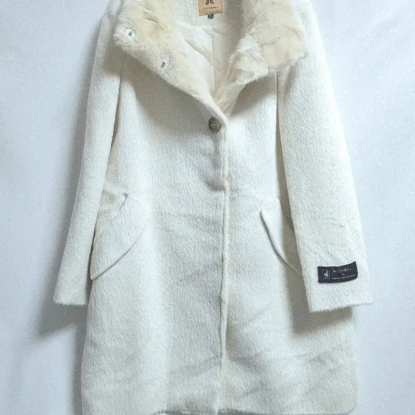 [BUNJANG] JOINUS Ivory Mink Coat / JOINUS 아이보리 천연밍크 코트
