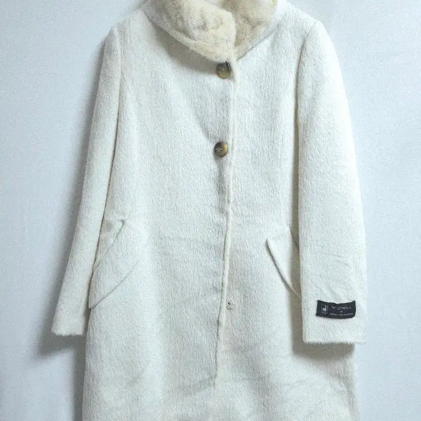 [BUNJANG] JOINUS Ivory Mink Coat / JOINUS 아이보리 천연밍크 코트