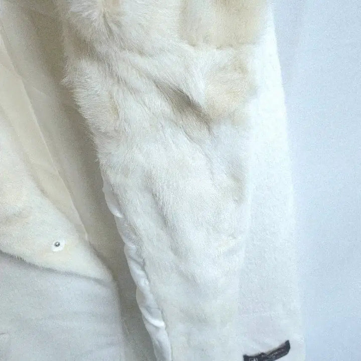 [BUNJANG] JOINUS Ivory Mink Coat / JOINUS 아이보리 천연밍크 코트