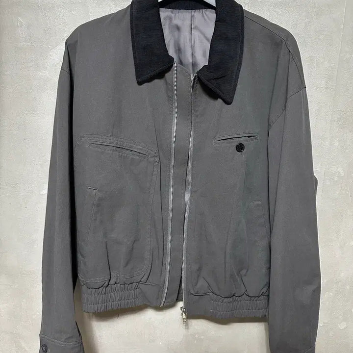 [BUNJANG] Intempo Mood Graphite Work Jacket (Size L) / 인템포무드 워크자켓L 그라파이트
