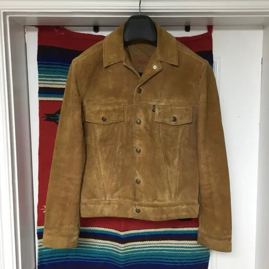 [BUNJANG] Levi's 3rd Generation Leather Suede Trucker Jacket / 70s 리바이스 3세대 레더 스웨이드 트러커 자켓