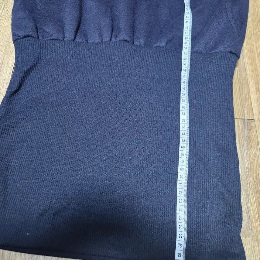 [BUNJANG] Mini Dress Navy / 기모 후드 미니 원피스 네이비 핫핑크포인트 슬립핏