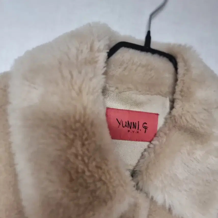 [BUNJANG] YUNHEE G Fur Jacket Beige / 윤희 YUNHEE G 퍼 자켓 베이지