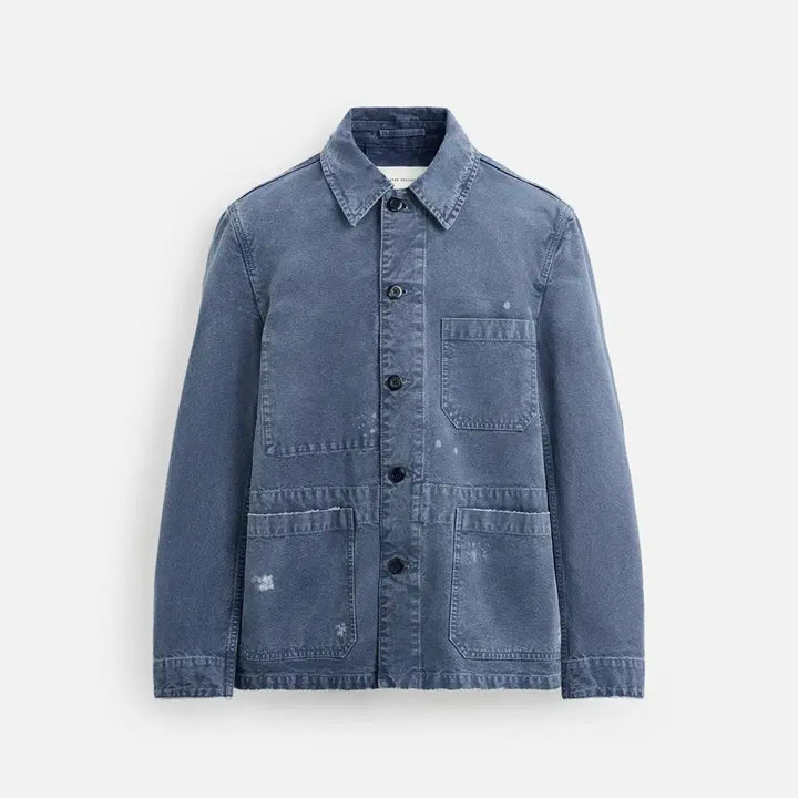 [BUNJANG] Unisex Origins Splatter Washing Canvas Jacket / [XL] 자라 오리진스 스플래터 워싱 점퍼 야상 캔버스 자켓 새상품