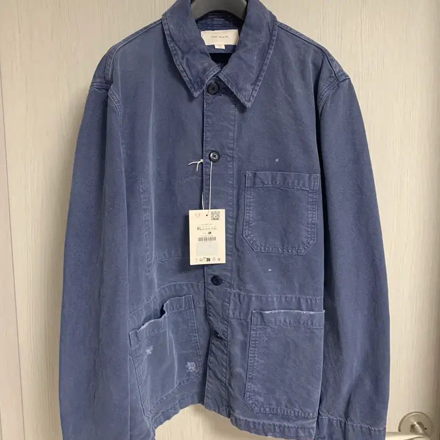 [BUNJANG] Unisex Origins Splatter Washing Canvas Jacket / [XL] 자라 오리진스 스플래터 워싱 점퍼 야상 캔버스 자켓 새상품