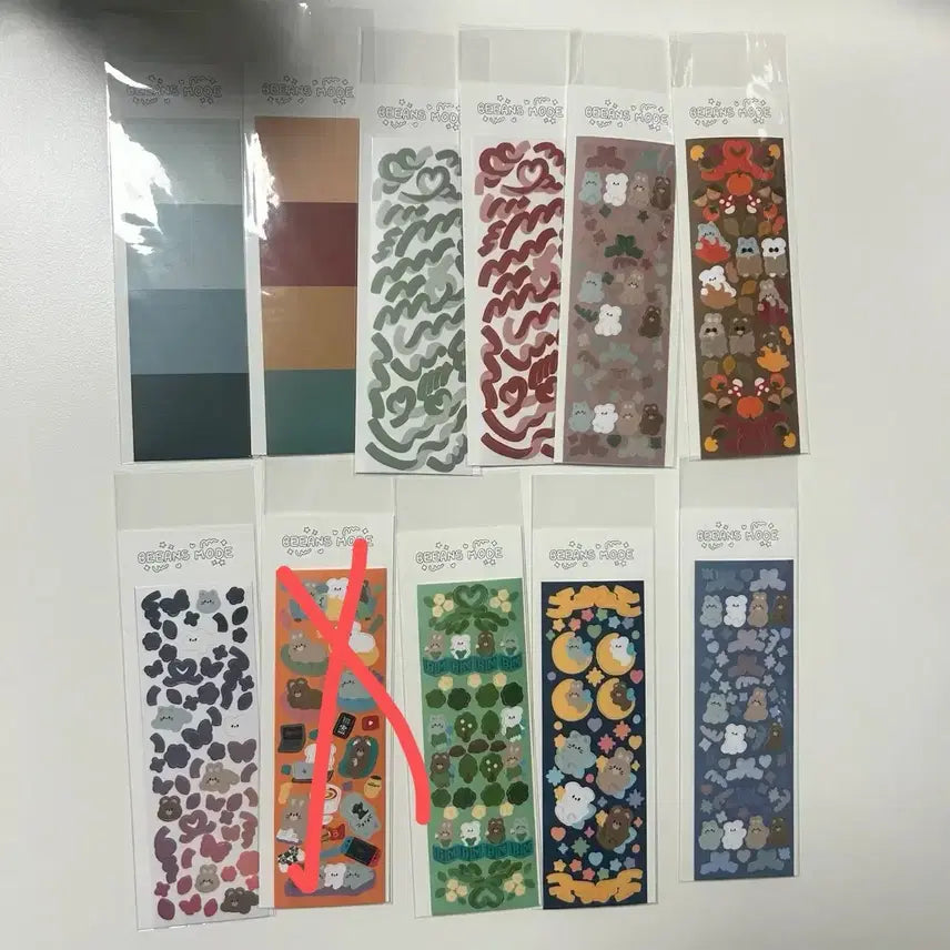 [BUNJANG] Beansmode Bundle Set Seal Sticker / 빈즈모드 씰스티커 일괄