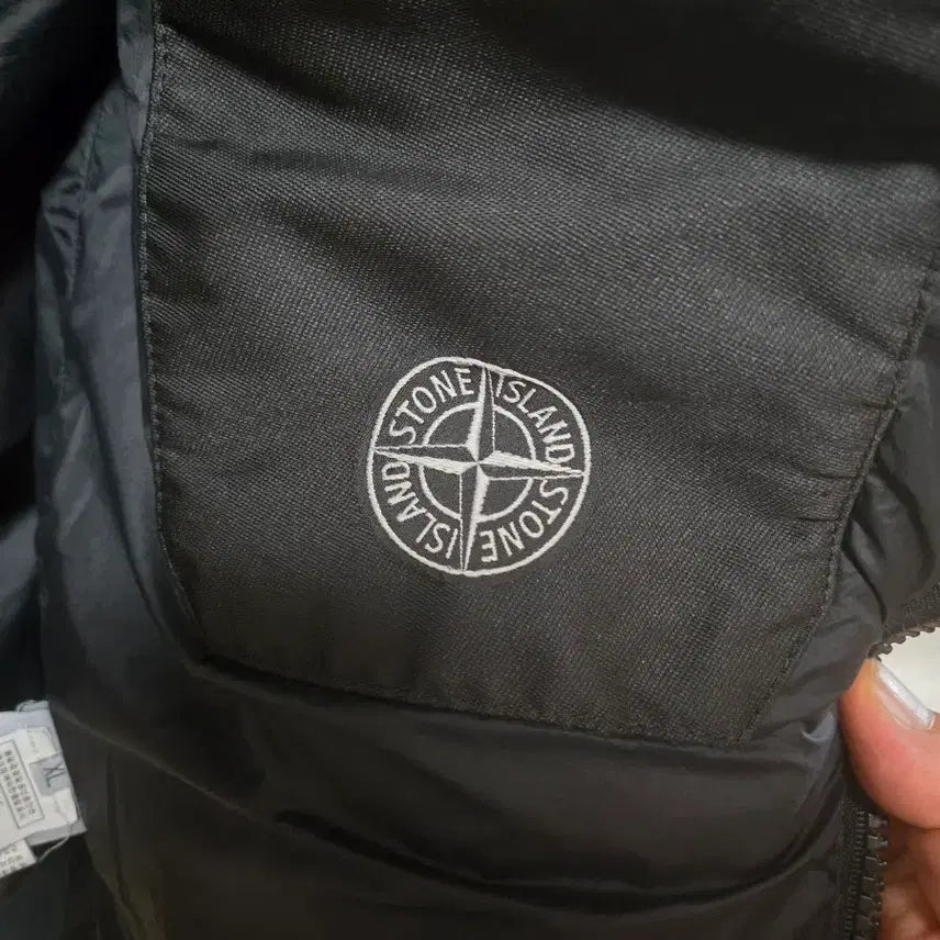 [BUNJANG] Stone Island Padded Jumper Gray / 스톤아일랜드 패딩 점퍼 그레이