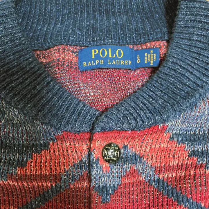 [BUNJANG] Polo Navajo Knit Varsity L / 폴로 나바호 니트 바시티 L