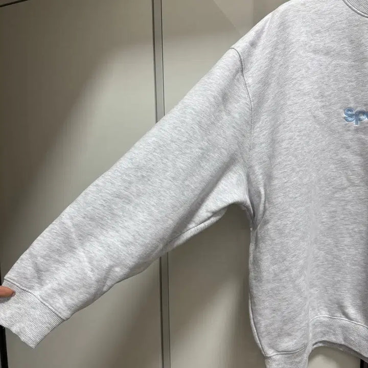 [BUNJANG] Cotton On Oversized Fleece Sweatshirt - Gray Melange / 호주 코튼온 브랜디멜빌 오버사이즈 기모 맨투맨 회색 멜란지