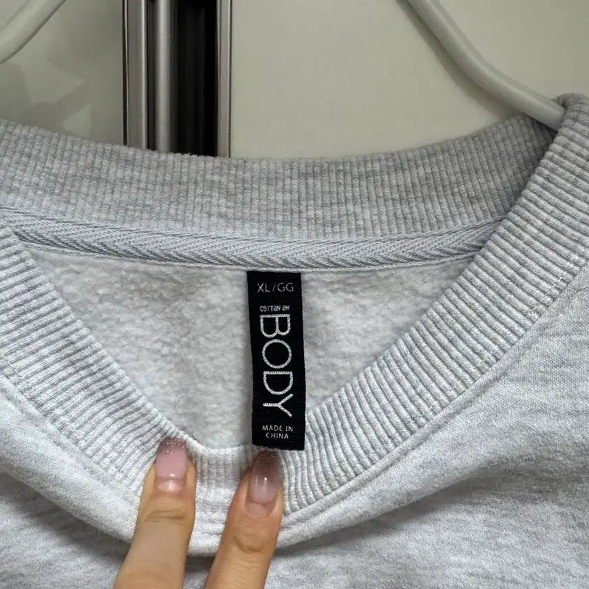 [BUNJANG] Cotton On Oversized Fleece Sweatshirt - Gray Melange / 호주 코튼온 브랜디멜빌 오버사이즈 기모 맨투맨 회색 멜란지