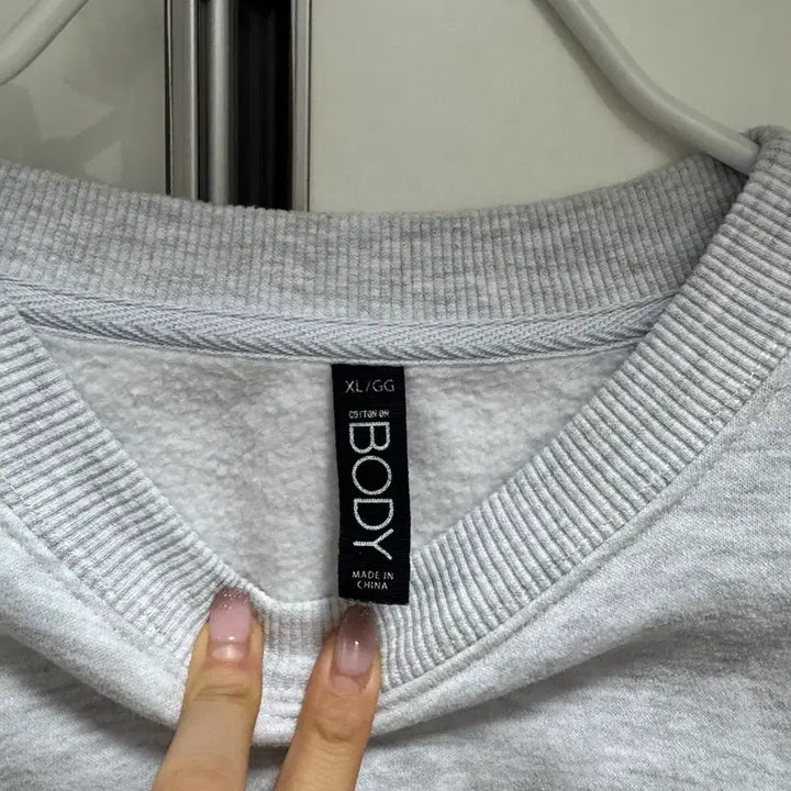 [BUNJANG] Cotton On Oversized Fleece Sweatshirt - Gray Melange / 호주 코튼온 브랜디멜빌 오버사이즈 기모 맨투맨 회색 멜란지