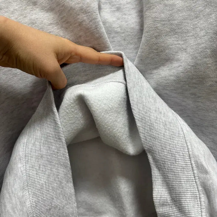 [BUNJANG] Cotton On Oversized Fleece Sweatshirt - Gray Melange / 호주 코튼온 브랜디멜빌 오버사이즈 기모 맨투맨 회색 멜란지