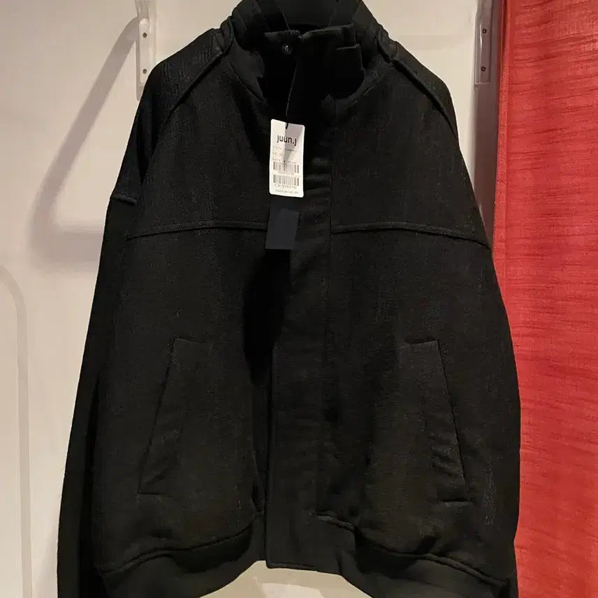 [BUNJANG] Juun.J 25FW Jacquard Pattern Stand Collar Padded Blouson Size 52 / 52사이즈 택달린 새상품, 준지 25fw 자카드패턴 스탠칼라 패딩 블루종