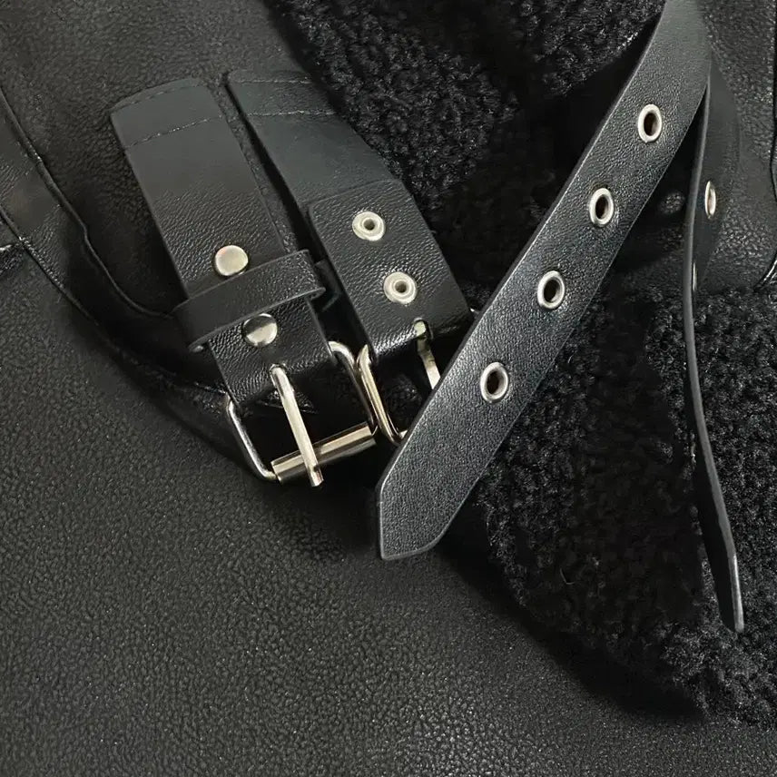 [BUNJANG] Ablie/Zigzag Faux Shearling Jacket / 무스탕(에이블리,지그재그)