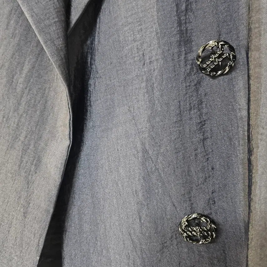 [BUNJANG] Time Peaked Collar Crop Jacket / 타임 피크드 칼라 크롭재킷