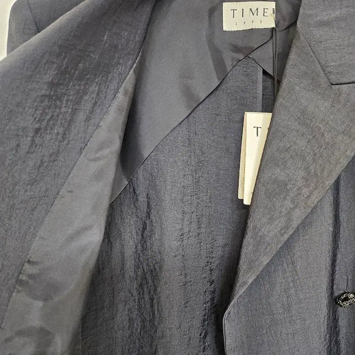 [BUNJANG] Time Peaked Collar Crop Jacket / 타임 피크드 칼라 크롭재킷