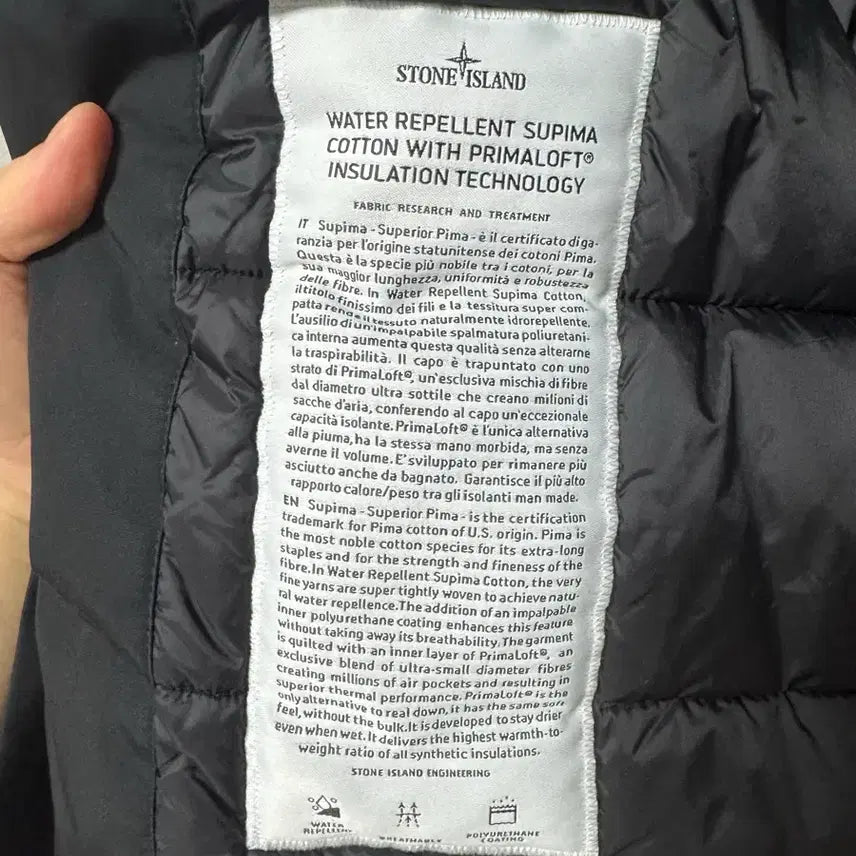 [BUNJANG] Stone Island PrimaLoft Padded Jacket (M) / 스톤아일랜드/ 프리마로프트 패딩/ M