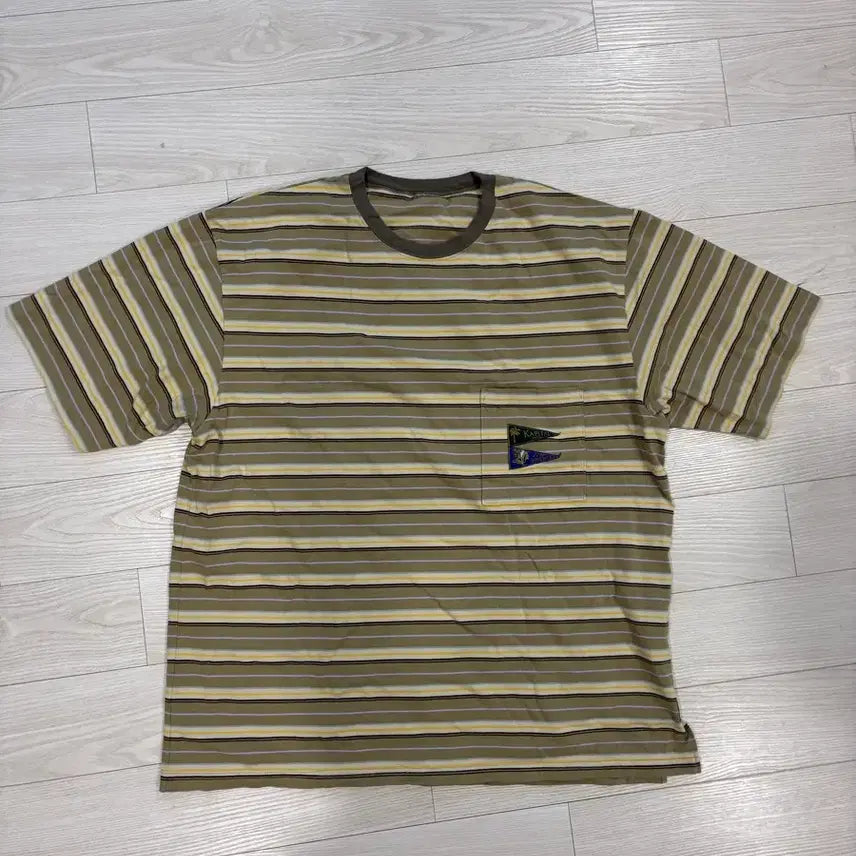 [SOLD OUT] [XL] 캐피탈 멀티 보더 저지 패넌트 티셔츠