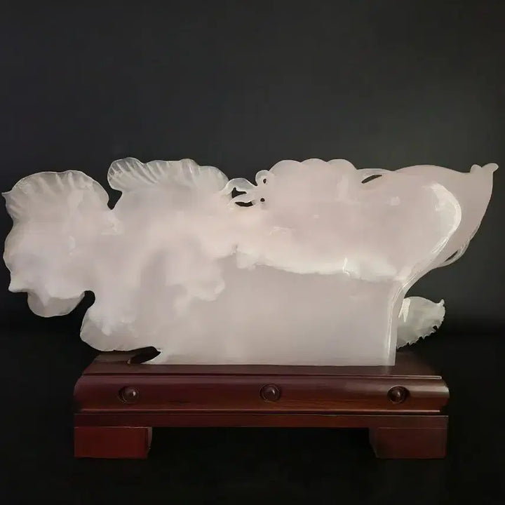 [BUNJANG] Chinese Ceramic Dragon Statue / 옥 어룡 높이17.5cm 폭40cm 중국도자기