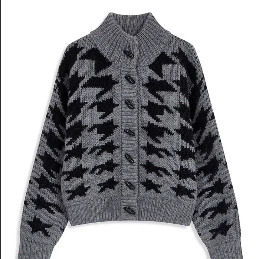 [BUNJANG] Open YY Cowichan Cardigan Gray M / 오픈와이와이 코위찬 가디건 그레이 M