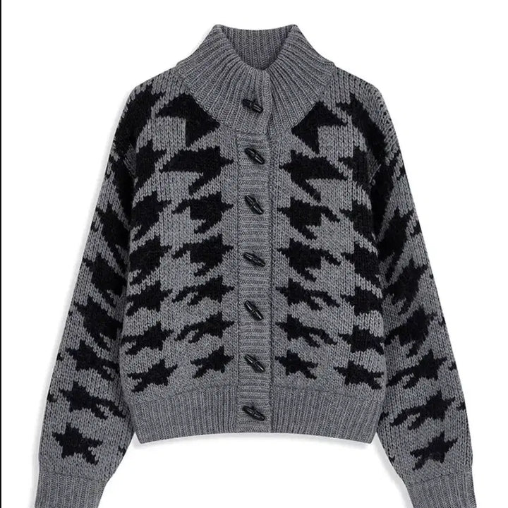 [BUNJANG] Open YY Cowichan Cardigan Gray M / 오픈와이와이 코위찬 가디건 그레이 M