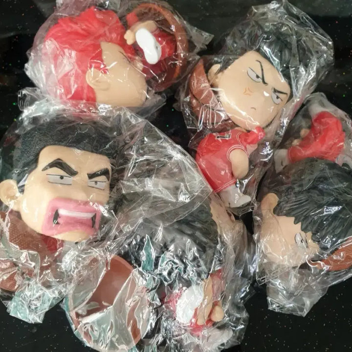 [BUNJANG] Slam Dunk Buksan Team Basketball Figure Bundle Set / 슬램덩크 북산팀 농구공 피규어 미개봉 5종 세트로 일괄 판매합니다.