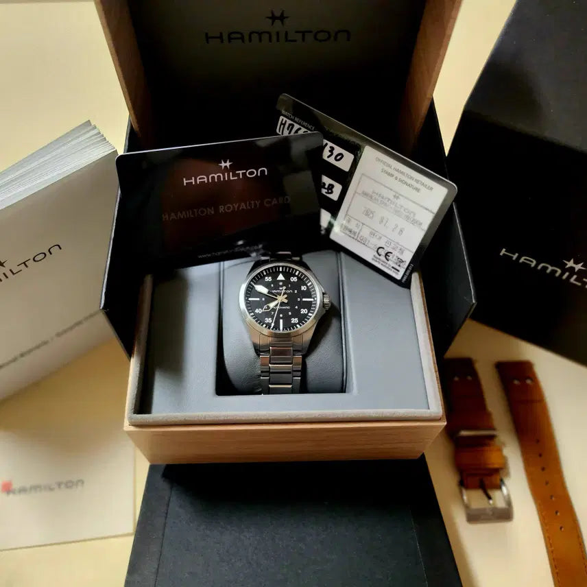 [BUNJANG] Hamilton Khaki Pilot Automatic 36mm Full Set / 해밀턴 카키 파일럿 오토매틱 36mm 풀셋