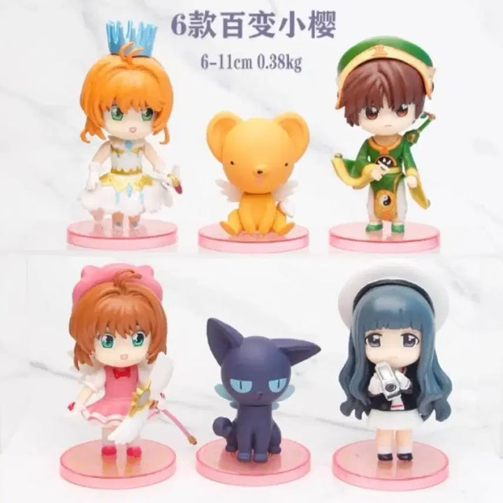 [BUNJANG] Cardcaptor Sakura Figure Set (6-Piece) - Unsealed / 카드캡쳐 체리 피규어 미개봉 6종 세트로 일괄 판매합니다.