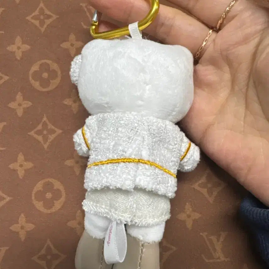 [BUNJANG] Hello Kitty White Doll Keychain / 헬로키티 인형 키링 화이트 새상품