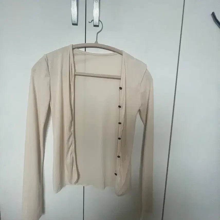 [BUNJANG] Cardigan & Short Sleeve Ribbed Set / 가디건 +반팔 세트