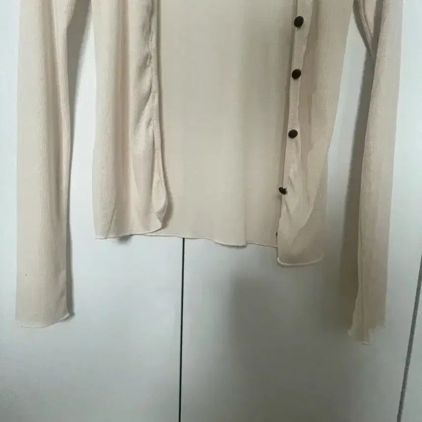 [BUNJANG] Cardigan & Short Sleeve Ribbed Set / 가디건 +반팔 세트