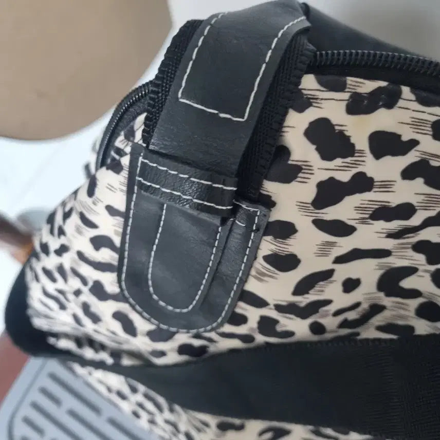 [BUNJANG] Leopard Pattern Tote & Shoulder Bag / 레오파드 패턴 토트백 & 숄더백 37센치 30센치 폭20센치