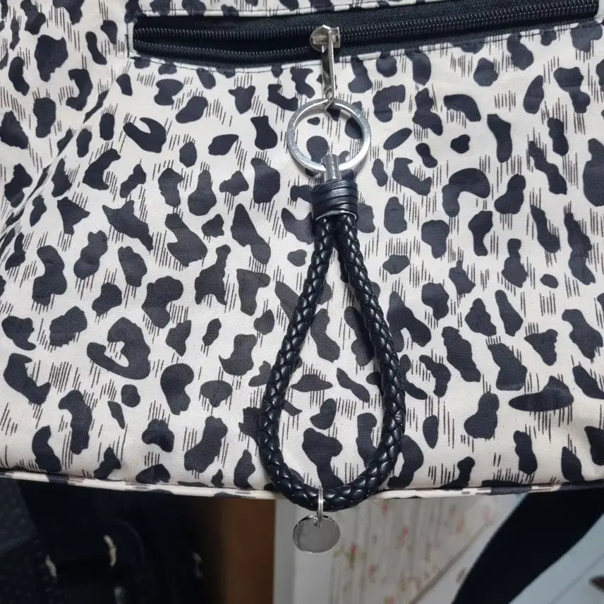 [BUNJANG] Leopard Pattern Tote & Shoulder Bag / 레오파드 패턴 토트백 & 숄더백 37센치 30센치 폭20센치