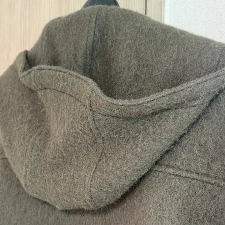 [BUNJANG] Auralee Brushed Alpaca Wool Melton Hooded Coat / 오라리 브러시드 알파카 울 멜튼 후드 코트