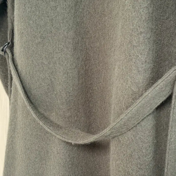 [BUNJANG] Auralee Brushed Alpaca Wool Melton Hooded Coat / 오라리 브러시드 알파카 울 멜튼 후드 코트