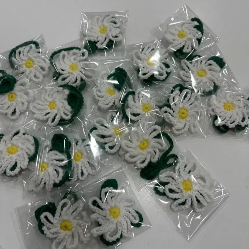 [BUNJANG] Handmade Crochet Flower Bookmark / 핸드메이드 뜨개 꽃 책갈피