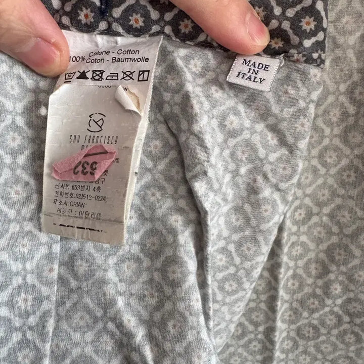 [BUNJANG] Orian Floral Pattern Shirt / Orian 오리앙 플라워 패턴 셔츠