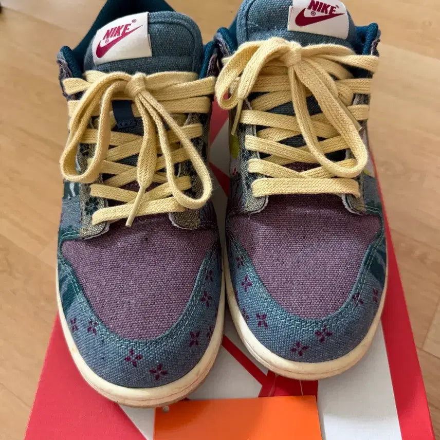 [BUNJANG] Nike Dunk Low Community Garden Sneakers / 나이키 덩크 로우 커뮤니티 가든 245 판매 합니다