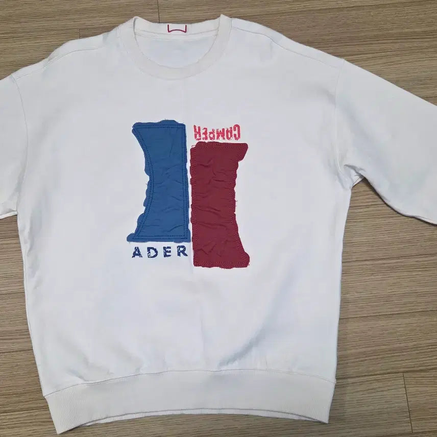 [BUNJANG] ADER Error Camper Edition Beige Sweatshirt / 아더에러 베이지 캠퍼 에디션 맨투맨 티셔츠