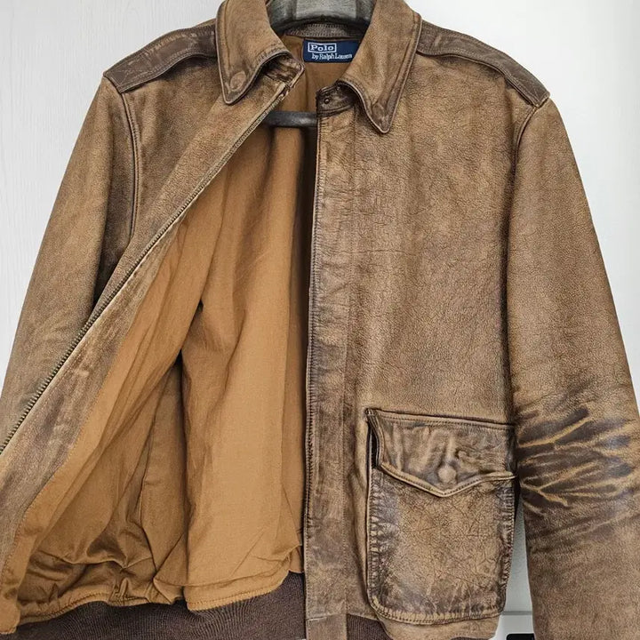 [BUNJANG] Polo A2 Leather Jacket / 폴로 a2