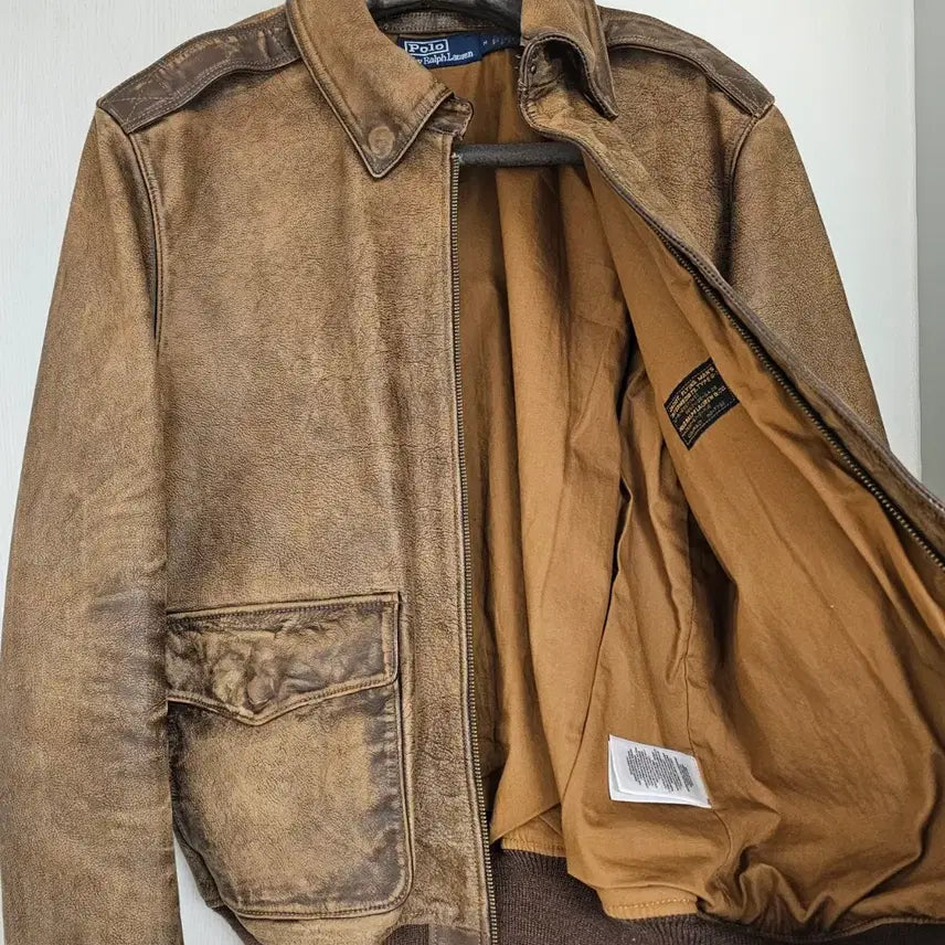 [BUNJANG] Polo A2 Leather Jacket / 폴로 a2