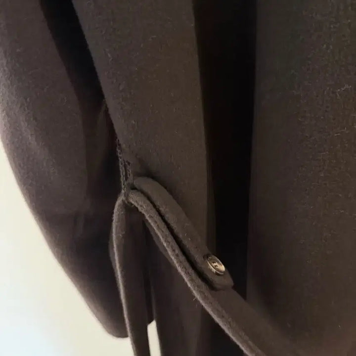 [BUNJANG] ZIG Fortex Cashmere Brown Robe Coat / 지이크 FORTEX 핸드메이드 캐시미어  브라운 로브 코트 100