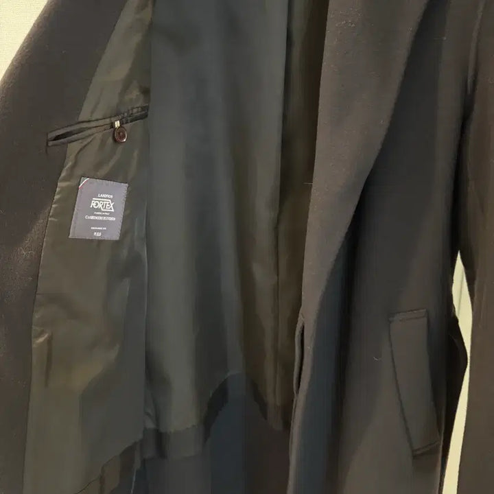 [BUNJANG] ZIG Fortex Cashmere Brown Robe Coat / 지이크 FORTEX 핸드메이드 캐시미어  브라운 로브 코트 100
