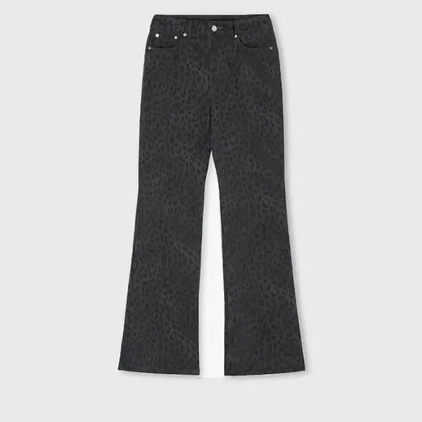 [BUNJANG] ORE Leopard Pants Charcoal / ORE오어 레오파드 팬츠 차콜