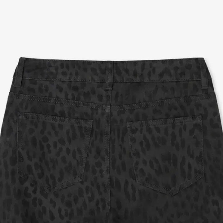 [BUNJANG] ORE Leopard Pants Charcoal / ORE오어 레오파드 팬츠 차콜