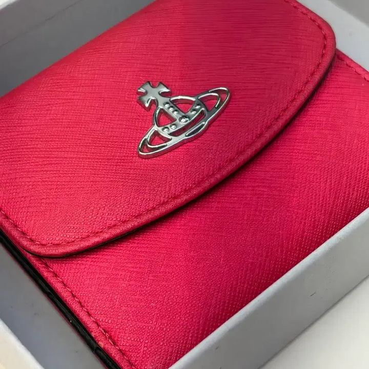 [BUNJANG] Vivienne Westwood Pink Wallet / 택포)오늘만7.5 비비안웨스트우드 핑크 지갑 반지갑 비비안 카드지갑
