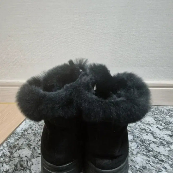 [BUNJANG] Shoopen Black Suede Boots / 블랙 털 슈펜 스웨이드 부츠 워커 250