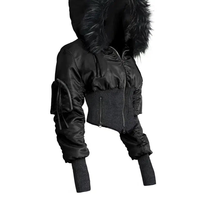 [BUNJANG] KIMYO Bolin Padded Bomber Jacket Black / KIMYO 키묘 볼린 패디드 봄버 자켓 블랙